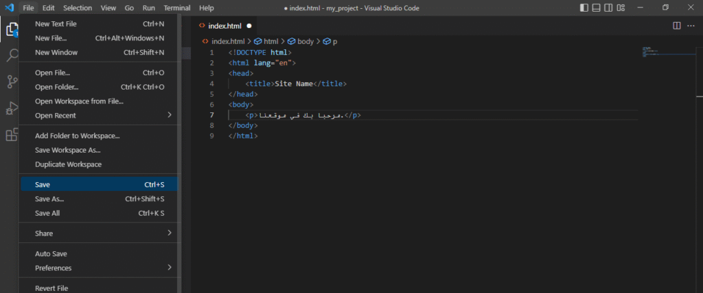 How to open an HTML file in a browser