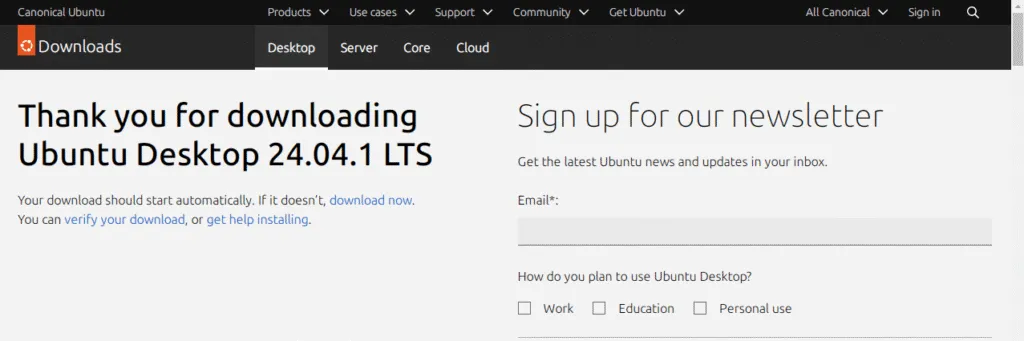 How to download the latest version of Ubuntu