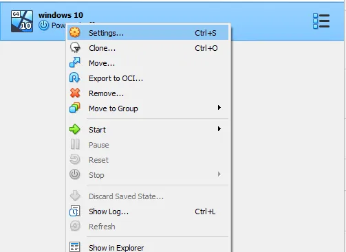 How to configure Virtual Machine settings on VirtualBox