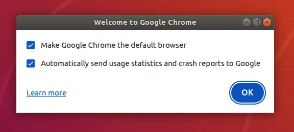 How to run Google Chrome on Ubuntu after installation