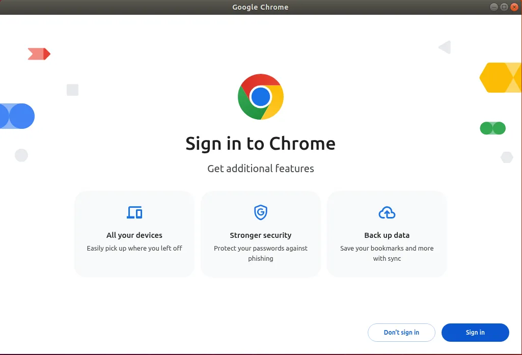 How to run Google Chrome on Ubuntu after installation