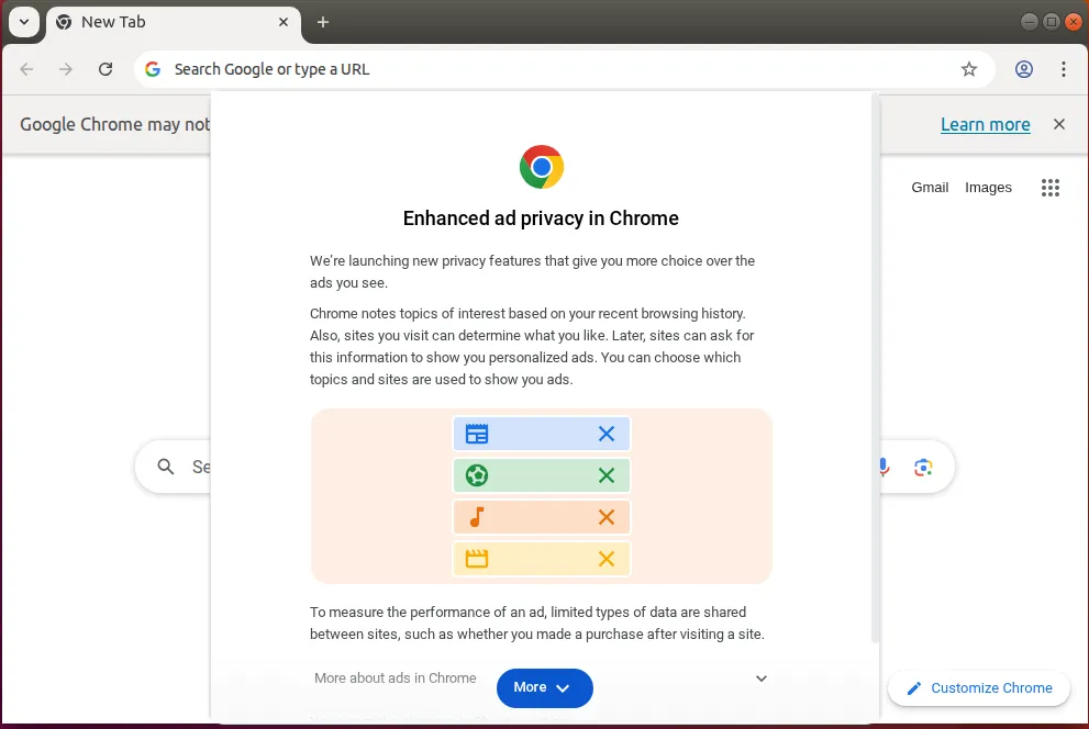 How to run Google Chrome on Ubuntu after installation