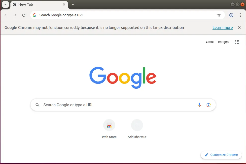 How to run Google Chrome on Ubuntu after installation